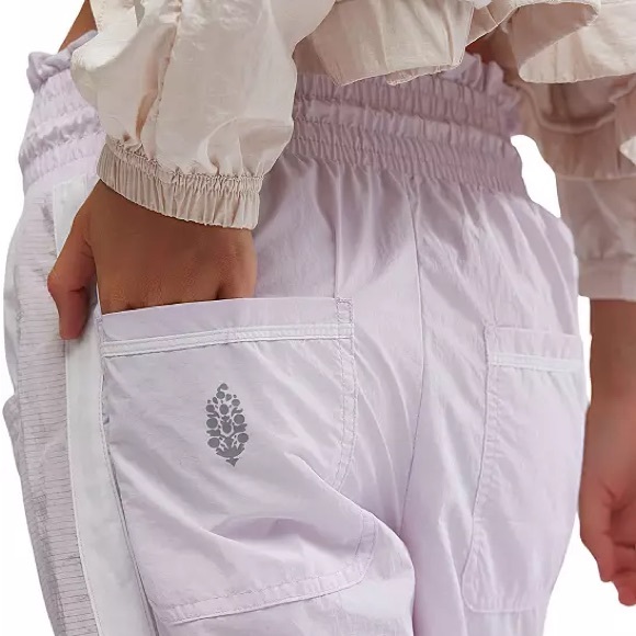 NWT FP Movement Champ Is Here Pants | Rose Wash/White Combo | Size S - Picture 6 of 9
